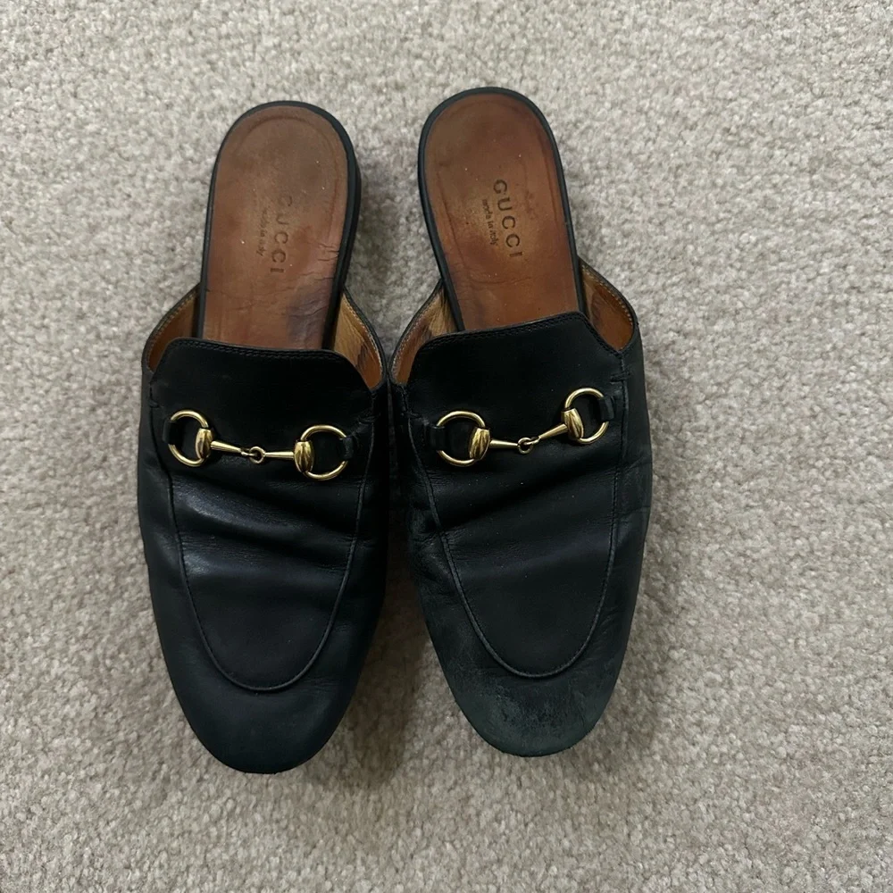 Gucci Women’s Princetown Slipper - Black - Picture 3 of 3